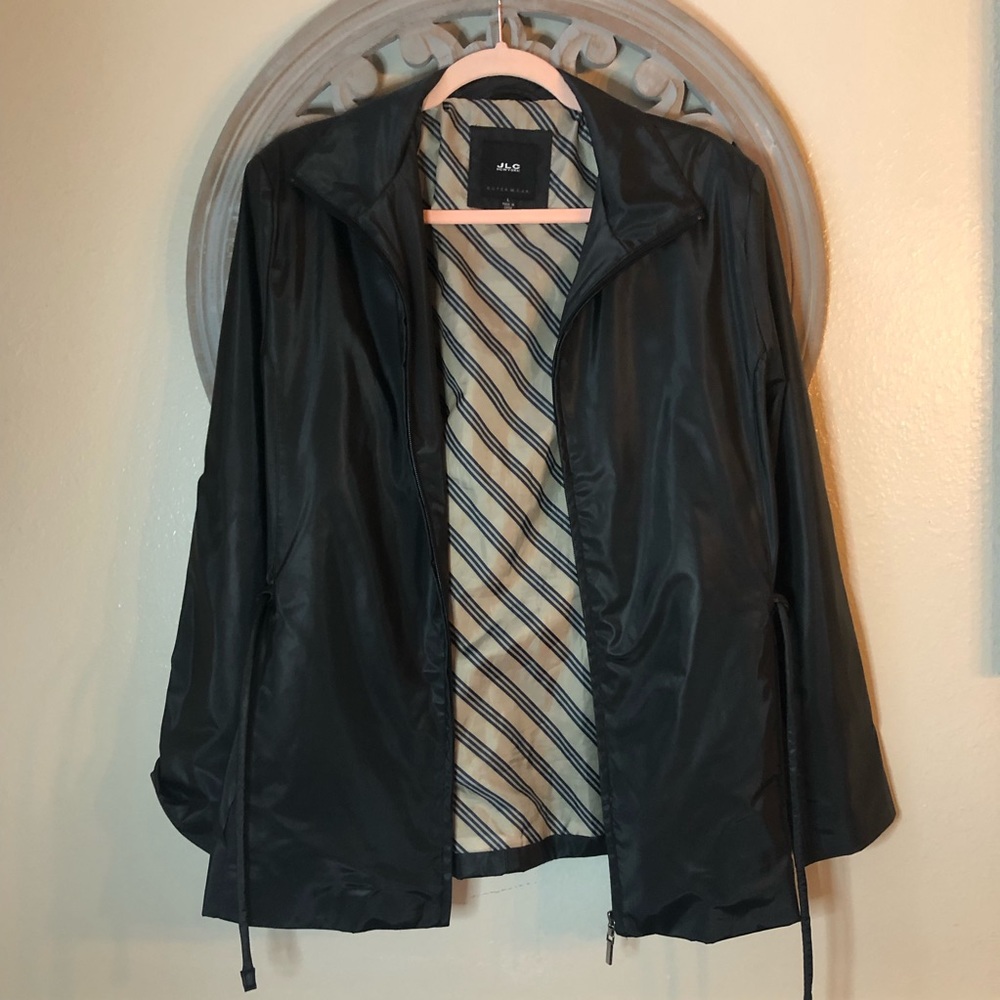 JLC black jacket with tie